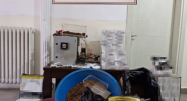 Tekirdağ'da kaçak tütün operasyonunda 23 bin 400 makaron ele geçirildi