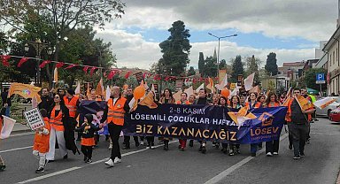 Tekirdağ'da lösemi farkındalığı için yürüyüş