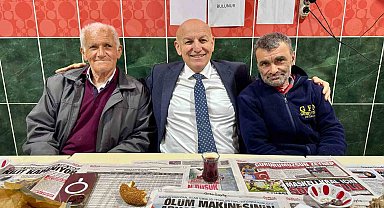 Terme'de simitler başkandan, çaylar vatandaştan