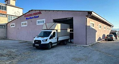 Tomarza'daki tekstil fabrikasında ilk sevkiyat yapıldı