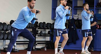 Trabzonspor hazırlıklarını sürdürdü