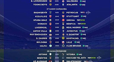 TRT'de 3 günde 33 UEFA maçı canlı yayınlanacak