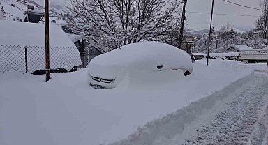Tunceli'de kar esareti: 189 köy yolu ulaşıma kapandı