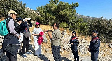 Turistler, orman yangınları konusunda bilgilendirildi