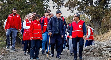 Türk Kızılay'dan 82 yaşındaki ihtiyaç sahibine şefkat eli