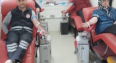 Türk Kızılayı Sarıgöl'den 65 ünite kan topladı