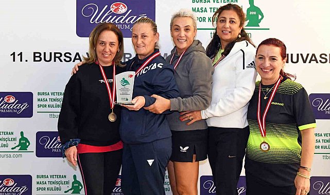 Ulusal Veteran Masa Tenisi Turnuvası sona erdi