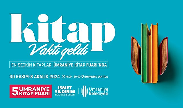 Ümraniye'de kitap fuarı 5. kez kapılarını açıyor