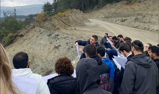 Üniversite öğrencileri Doğantepe Barajı'nı inceledi
