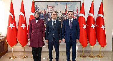 Uşak Valisi Aktaş'a tebrik ziyaretinde bulundular