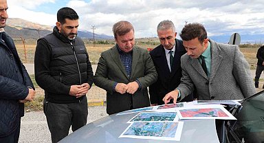 Vali Aydoğdu, Gündüzlü Yaşlı Bakımevinin yapılacağı alanda incelemede bulundu