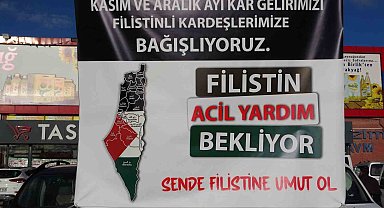 Van'daki market iki aylık kârını Filistin'e bağışlıyor