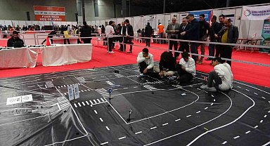 Van'daki robot yarışmasında son gün yoğunluğu