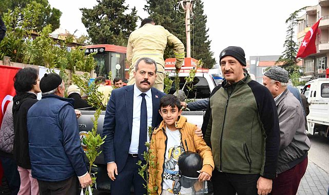 Vezirköprü'de 5 bin fidan dağıtıldı