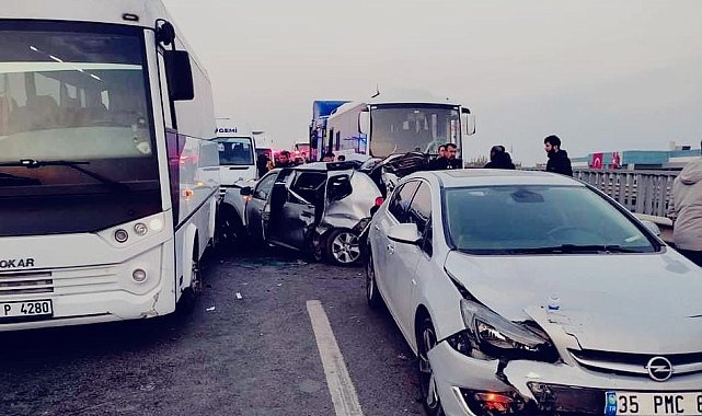 Yalova'da 5 araçlı zincirleme kaza: 4 yaralı