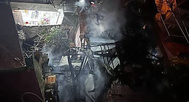 Yaşlı adam yanmaktan son anda kurtarıldı