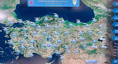 Yurdun büyük bölümünde hafta sonu yağış bekleniyor