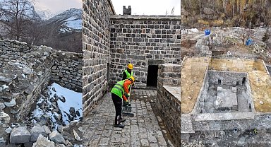 Zeynel Bey Medresesi'ndeki restorasyon çalışmalarına ara verildi