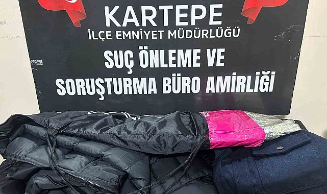 25 bin liralık kıyafet çalan hırsız suçüstü yakalandı