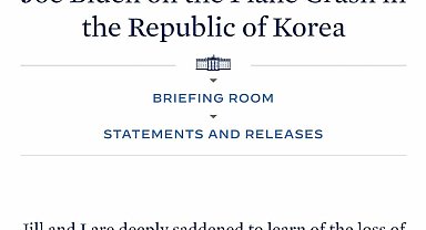 ABD Başkanı Biden'dan Güney Kore'deki uçak kazası ile ilgili açıklama: "Derin üzüntü duyuyoruz"