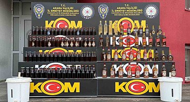 Adana'da yılbaşı öncesi sahte içki operasyonları sürüyor