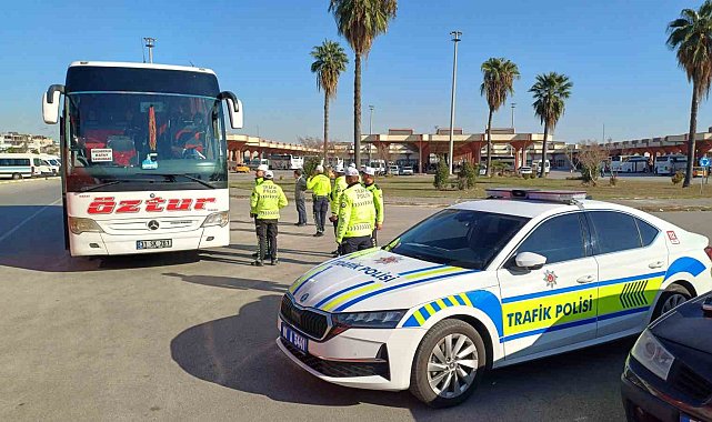 Adana'da zorunlu kış lastiği denetimi gerçekleştirildi