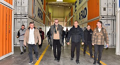 AFAD'ın bölgesel lojistik merkezi incelendi