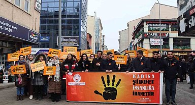 Ağrı'da Kadına Yönelik Şiddete 'Dur' demek için yürüdüler