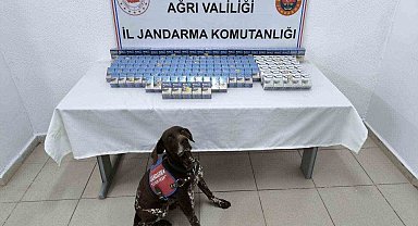 Ağrı'da yol kontrolünde 2 bin paket kaçak sigara ele geçirildi