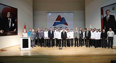 AİÇÜ'de gastronomi bölümü öğrencileri için "önlük giyme" töreni düzenlendi