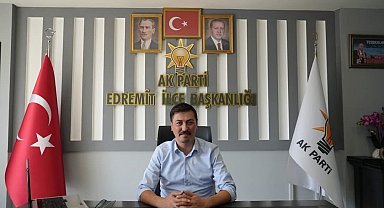 AK Parti Edremit İlçe Başkanı Ertaş'tan su sorunu açıklaması