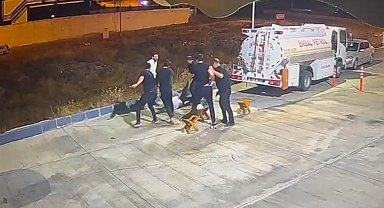 Akaryakıt istasyonundaki cinayet kameraya yansıdı