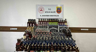 Alanya'da kaçak alkol operasyonu