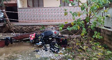 Alanya'da sağanak yağışın etkisi gündüz ortaya çıktı