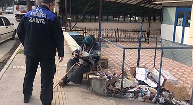 Amasya'da 20 dilenci şehir dışına çıkarıldı