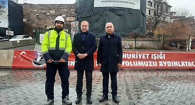 Ankara Kalesi'nde restorasyon çalışmaları devam ediyor