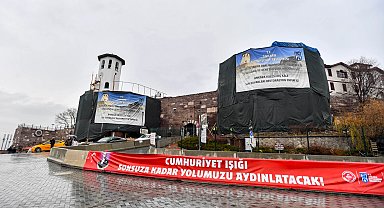 Ankara Kalesi'ne hassas dokunuş