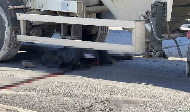 Arnavutköy'de yaşlı adam tankerin altında kalarak hayatını kaybetti