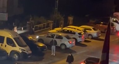 Ataşehir'de kaza sonrası tekmeli yumruklu kavga