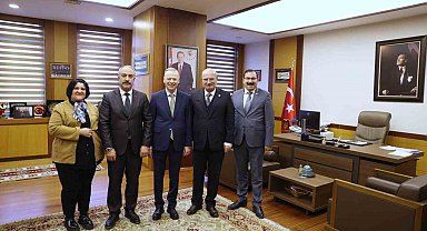 ATO Başkanı Baran, Ticaret Bakan Yardımcısı Ağar'ı ziyaret etti