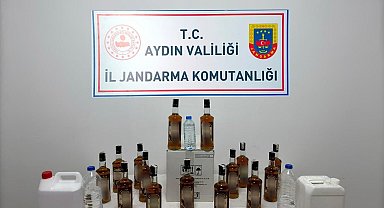 Aydın'da kaçak alkol operasyonu