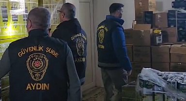 Aydın'da polis ekipleri 3,5 ton tağşiş yağ ele geçirdi