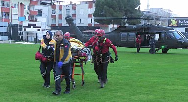 Aydın'da zorlu kurtarma operasyonu