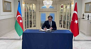 Azerbaycan'ın Ankara Büyükelçiliğinde taziye defteri açıldı