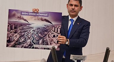Bakan Kurum İzmir Körfezi'nin yapay zeka ile 10 yıl sonrasını gösterdi! İzmir'e yapay değil, yapan zeka gerek!