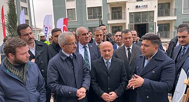 Bakan Uraloğlu İndere'de kalıcı deprem konutlarını inceledi