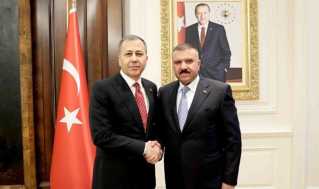 Bakan Yerlikaya, Irak İçişleri Bakanı Şemmeri ile bir araya geldi