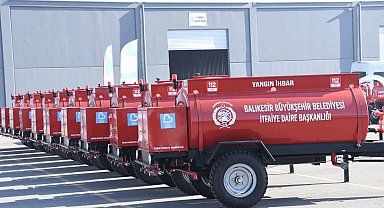 Balıkesir itfaiyesi yangınlara karşı artık daha güçlü