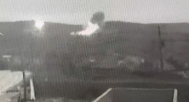 Balıkesir'deki patlama anı kamerada