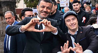 Balonlar 'Engelsiz bir dünya' için gökyüzüne bırakıldı